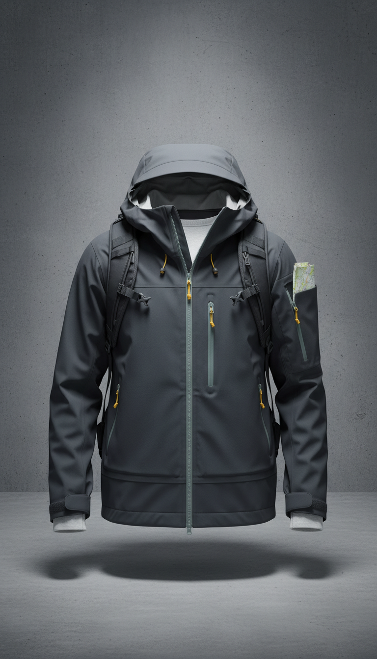 Gore-Tex Shell Jacket for Urban Storms