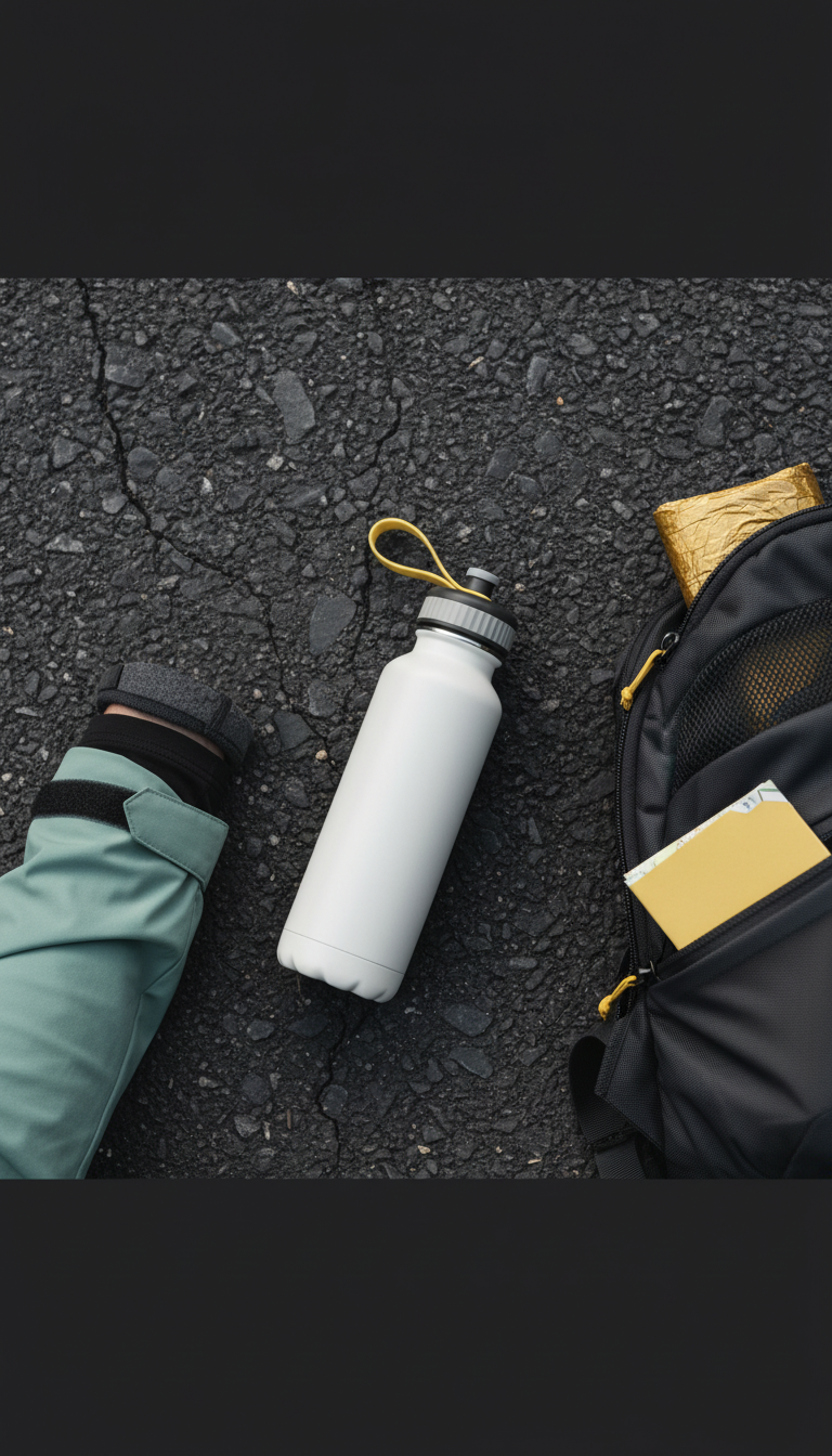 Minimalist Hydration Bottle with Locking Lid